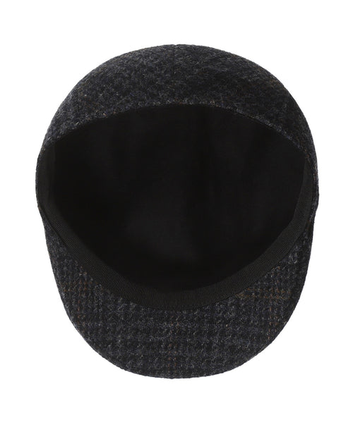 Cap Harris Tweed pet | Blauw