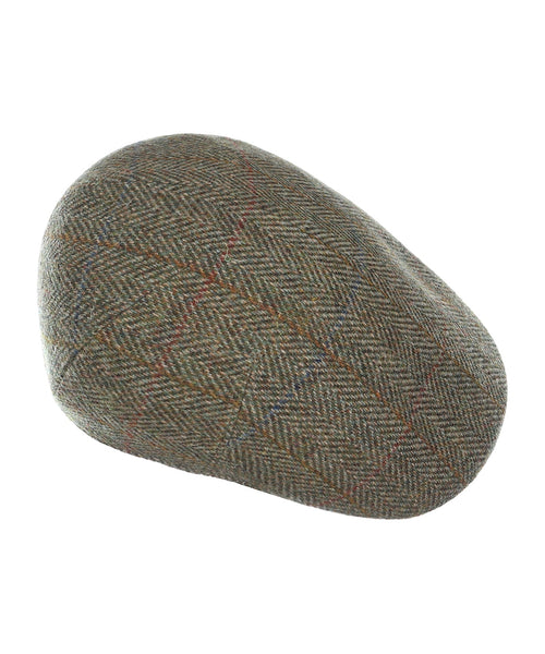 Cap Harris Tweed pet | Groen