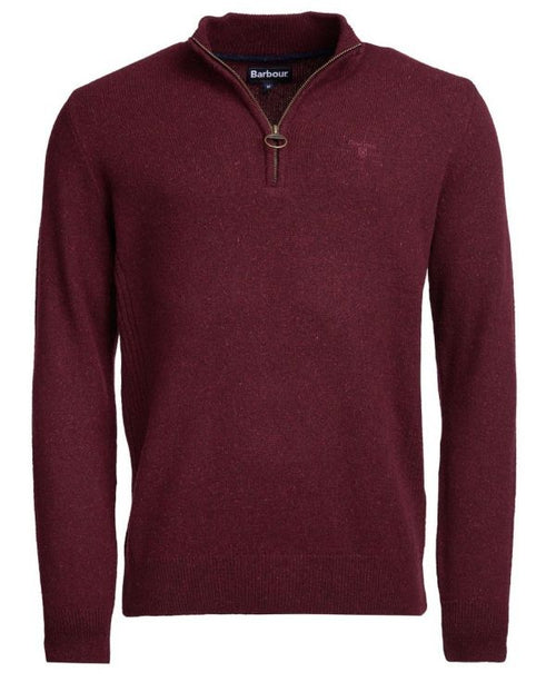 Trui Tisbury hoge rits | Bordeaux Rood