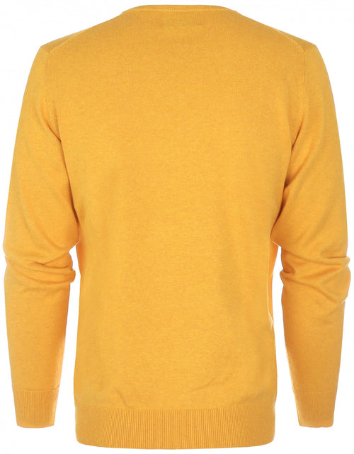 Pullover Cotton/Cashmere v-hals | Geel