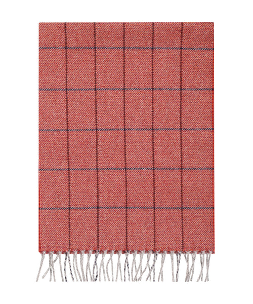 Sjaal Wol met Cashmere | Rood