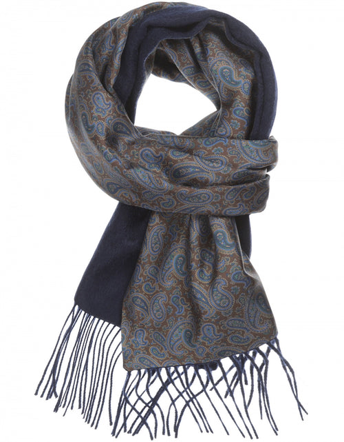 Scarf Silk and Cashmere | Brown