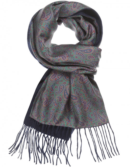 Scarf Silk and Cashmere | Green