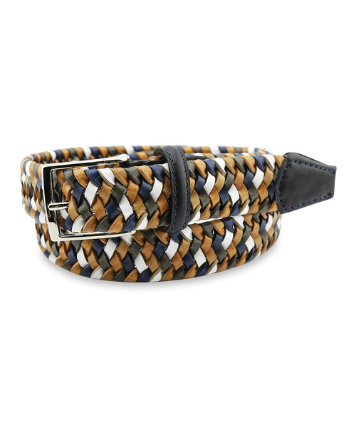 Elastische Leren Gevlochten Riem | Design