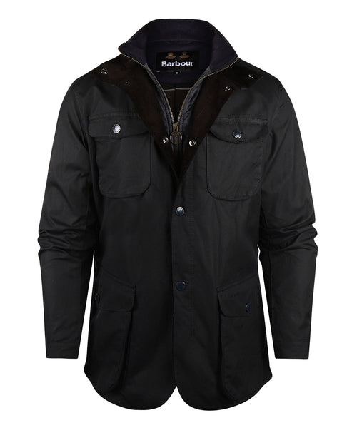 Barbour Wax jacket Ogston | Navy Blauw