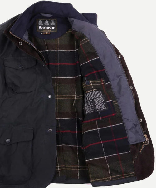 Barbour Wax jacket Ogston | Navy Blue
