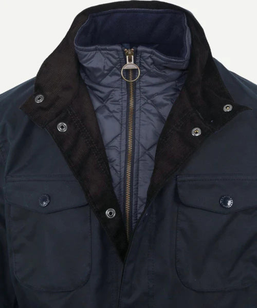 Barbour Wax jacket Ogston | Navy Blue