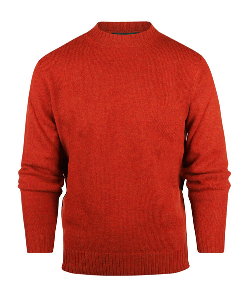 Alan Paine Shetland Pullover Ronde Hals | Rood