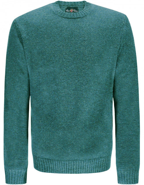 Alan Paine Shetland Pullover Ronde Hals | Groen