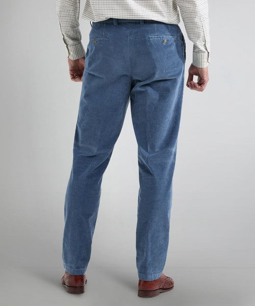 Chino Corduroy Bradford Brede Rib | Blauw