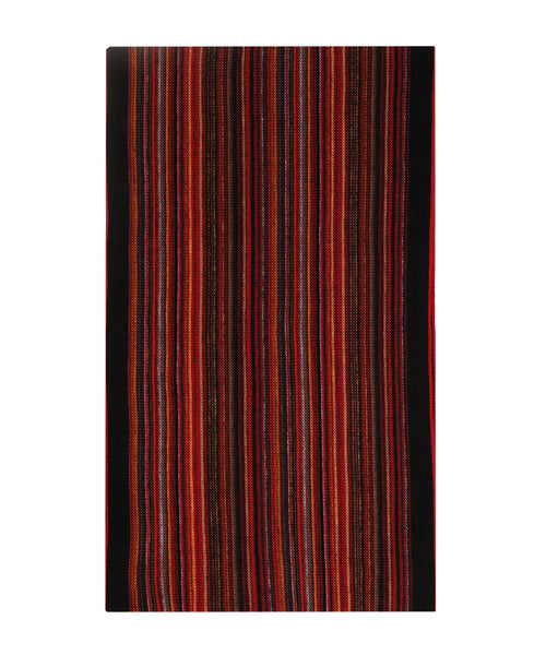 Sjaal wol gebreid 180x26 | Rood