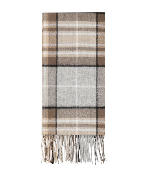 Scarf lambswool 190x48 | Brown