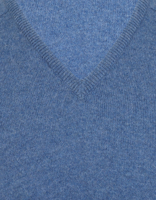 William Lockie Pullover Lamswol V-hals | Jeans