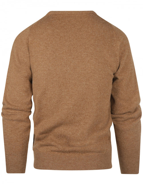 William Lockie Pullover Lamswol V-hals | Driftwood