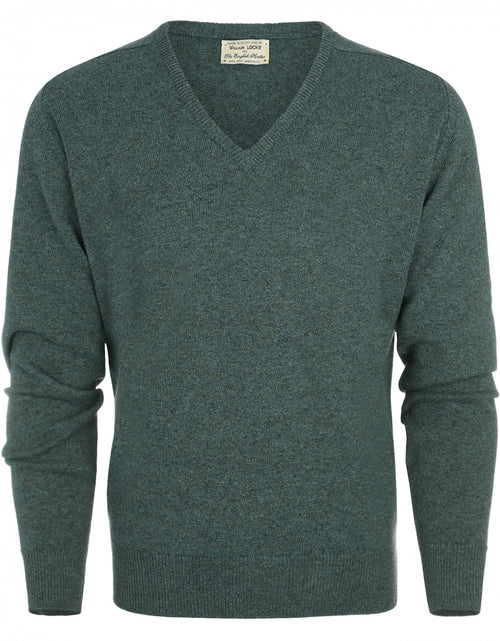 William Lockie Pullover Lamswol V-hals | Moorland