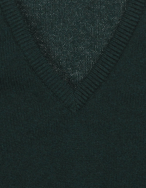 William Lockie Slipover Lambswool | Tartan Green