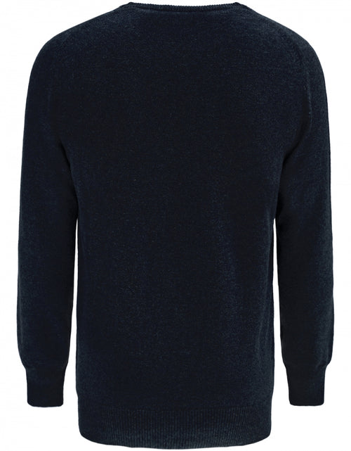 Pullover Lamswol ronde hals dutch fit | Navy