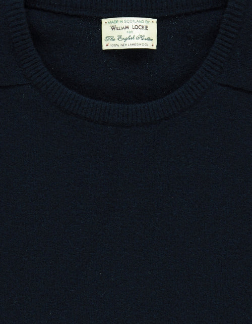 Pullover Lamswol ronde hals dutch fit | Navy