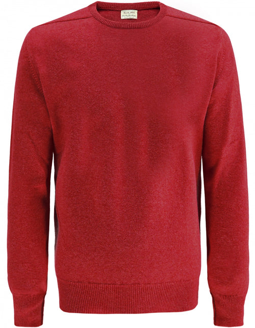 Pullover Lamswol ronde hals dutch fit | Poppy Melange