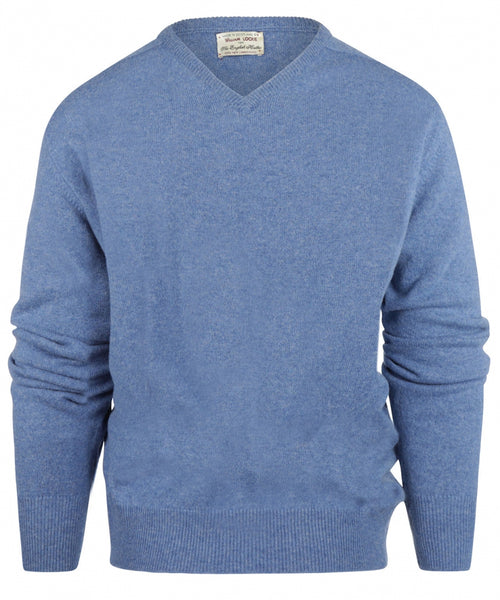 Pullover Lambswool dutch fit v-neck | Jeans