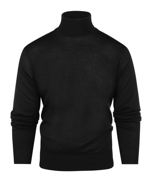 Turtleneck Merino wool | Black