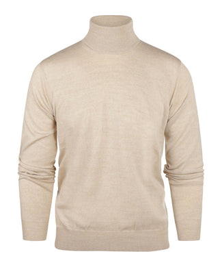 Turtleneck Merino wool | Beige