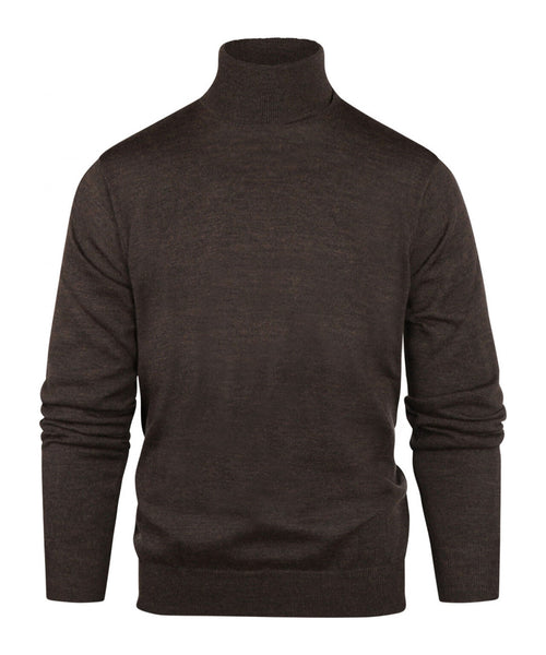 Turtleneck Merino wool | Dark Brown