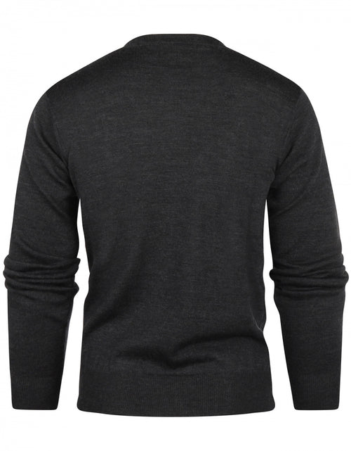 Pullover Merino wol ronde hals | Charcoal