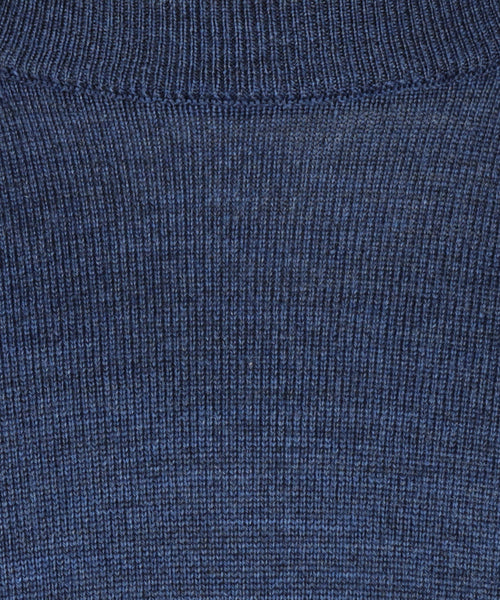 Pullover Merino wol ronde hals | Blauw