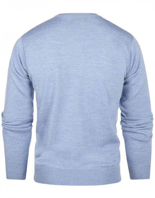 Pullover Merino wol ronde hals | Licht Blauw