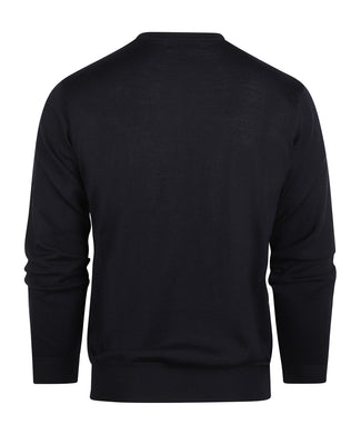 Pullover Merino wol ronde hals | Navy