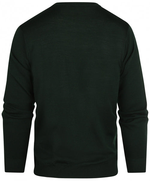 Pullover Merino wol ronde hals | Groen