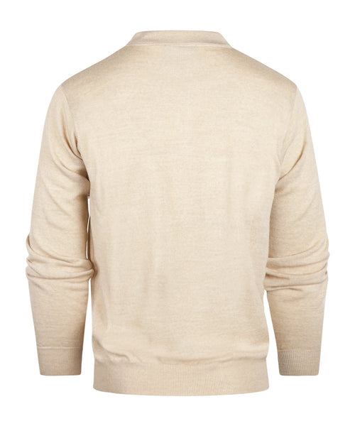 Pullover polo merino wol | Beige