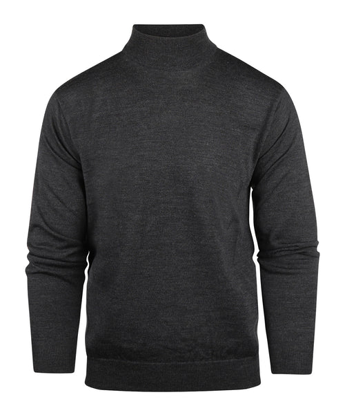 Turtle trui Merino wol | Charcoal