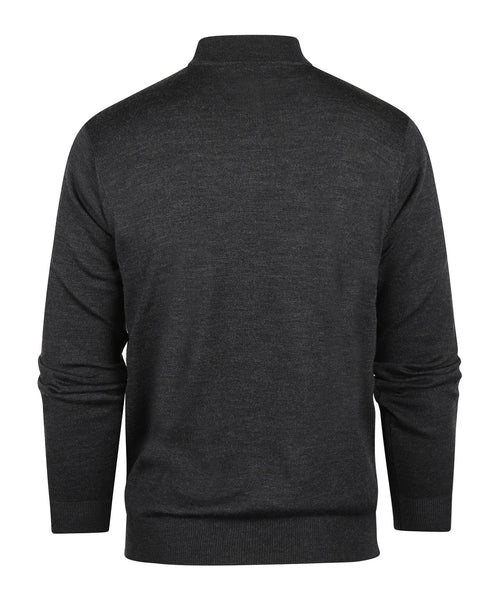 Turtle trui Merino wol | Charcoal