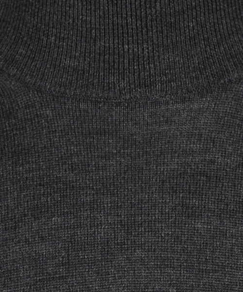 Turtle trui Merino wol | Charcoal