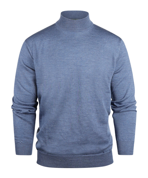 Turtle trui Merino wol | Bleu Mix