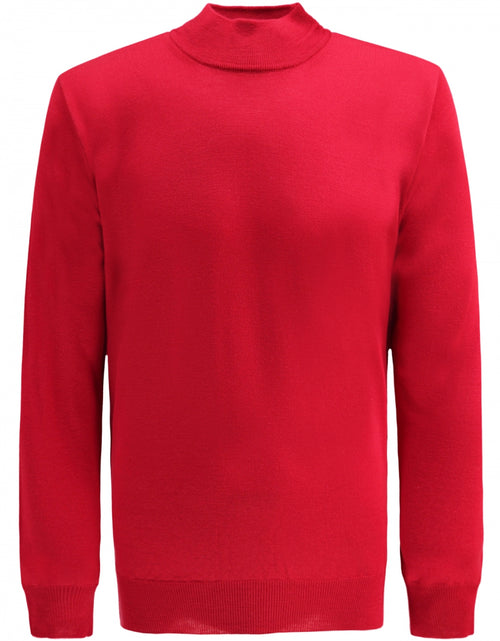 Turtle trui Merino wol | Rood