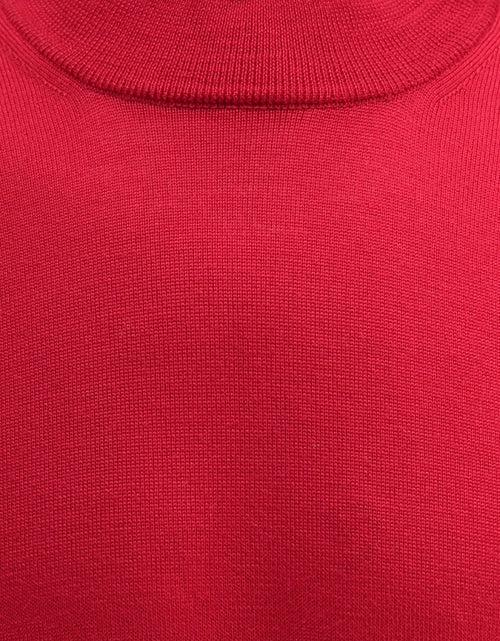 Turtle trui Merino wol | Rood