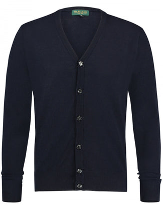 Button Vest fine Merino wool | Navy