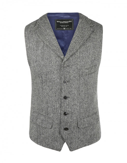 Harris Tweed Gilet | Grijs