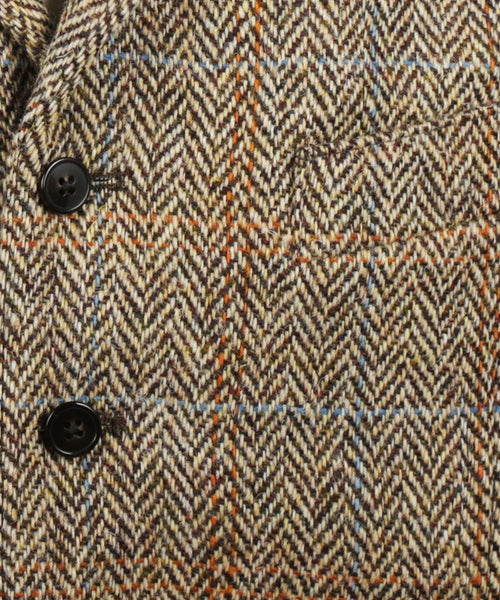 Harris Tweed Gilet | Brown