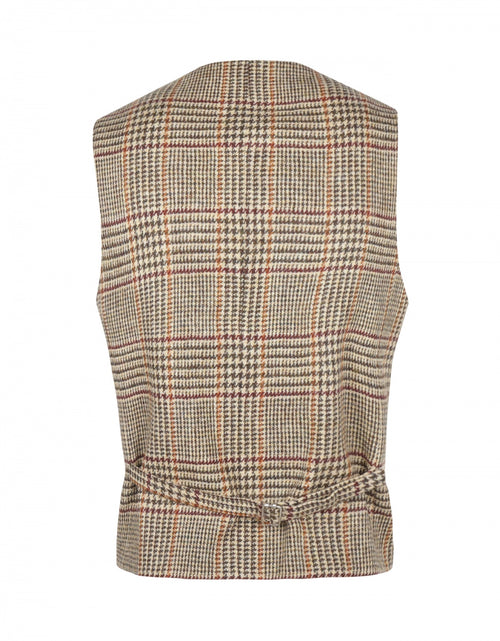 Harris Tweed Gilet | Bruin