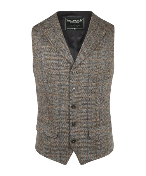 Harris Tweed Gilet | Green