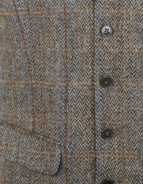 Harris Tweed Gilet | Groen