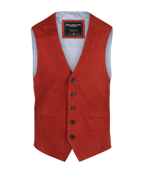 Gilet Suede | Red