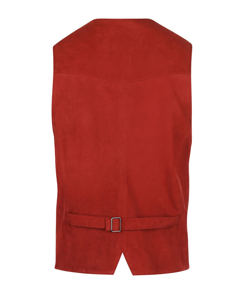 Gilet Suede | Red