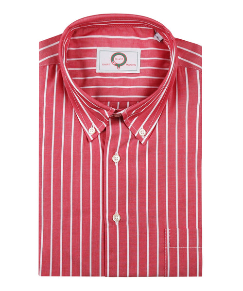 Elliot Shirt Button Down Lange Mouw | Rood