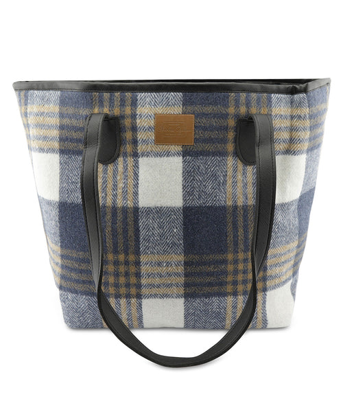 Stylish Tweed Bag | Blue