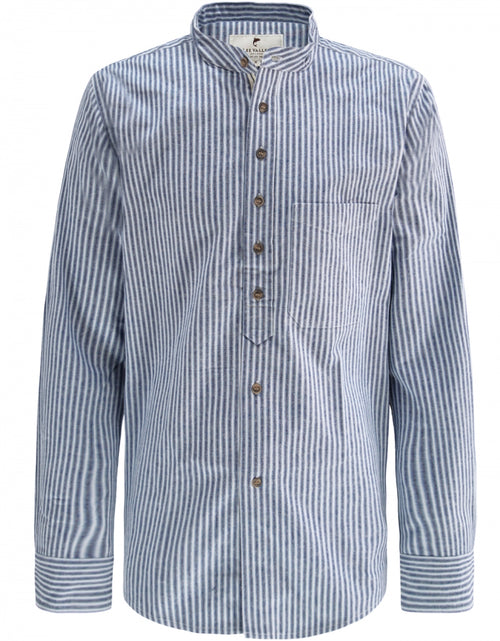 Overhemd Grandfather Shirt | Blauw